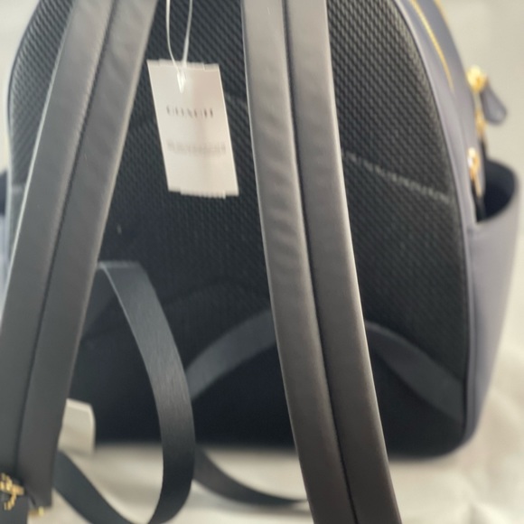 Coach Court Bawck Ruching Black Midnight / Gold - Picture 11 of 11